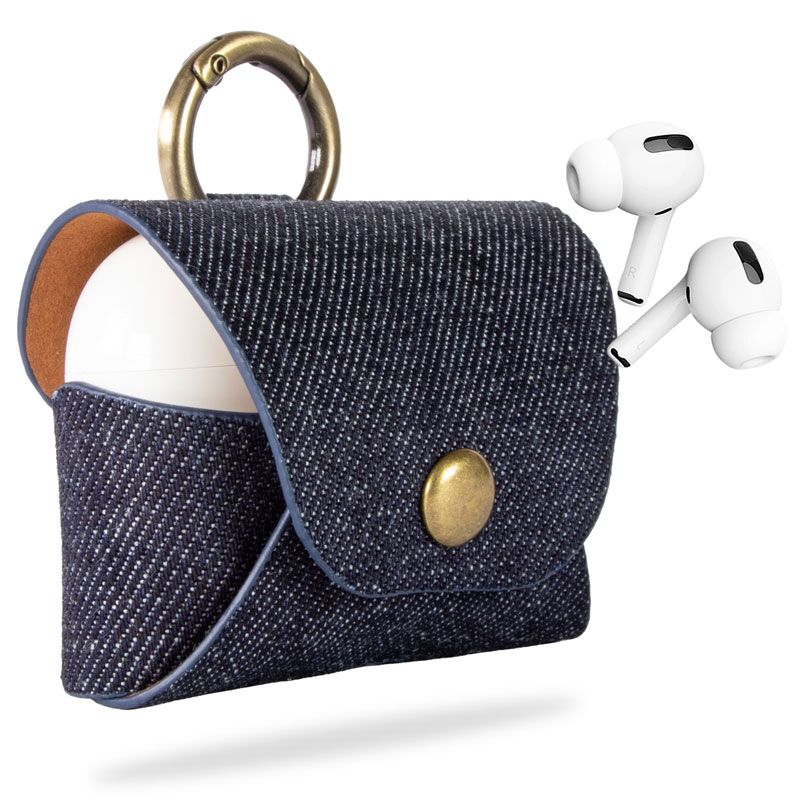 AirPodsプロ本体 デニムケース付き（本体ケースはありません） AirPods Pro - Denim - UK trident