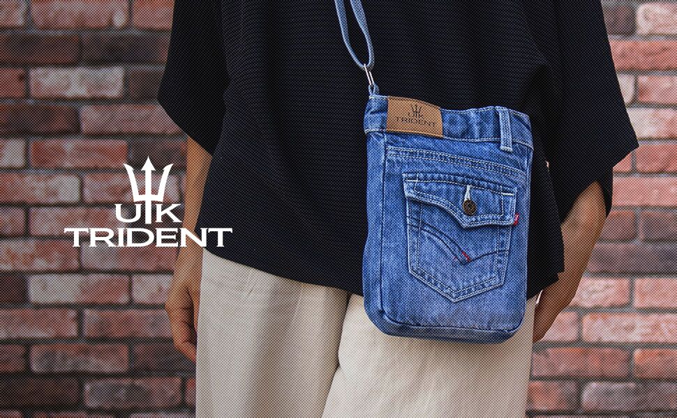 Dime Jeans デニムショルダーバッグ Dime Jeans Messenger Bag / Indigo (ダイム ショルダー