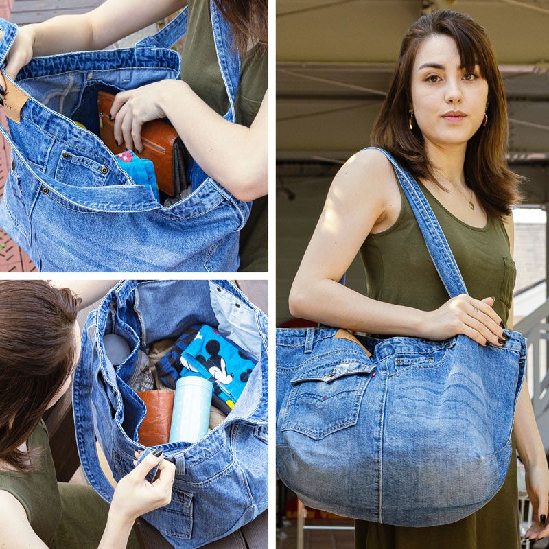 デニム マザーズバッグ - UK trident