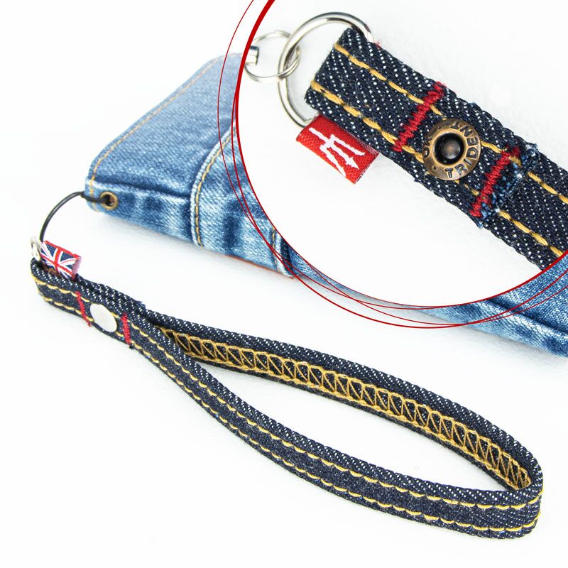 岡山デニム ハンドストラップ - UK trident