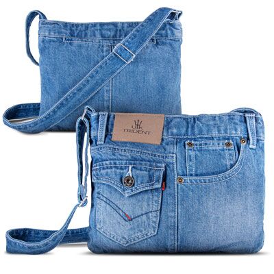 UK Tridentデニムバッグ